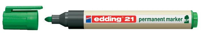 Viltstift edding 21 EcoLine rond groen 1.5-3mm