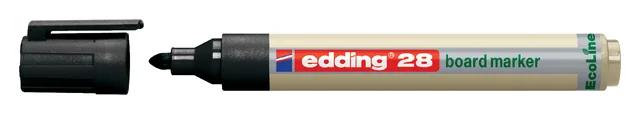 Whiteboardmarker edding 28 EcoLine rond 1.5-3mm zwart