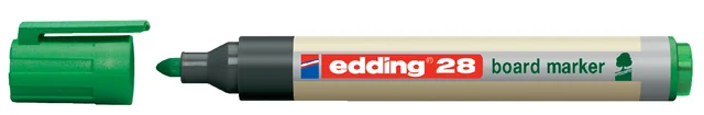 Whiteboardmarker edding 28 EcoLine rond 1.5-3mm groen