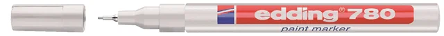 Paintmarker edding 780 op oliebasis 0.8mm wit