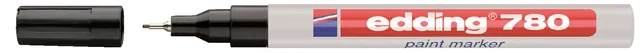 Paintmarker edding 780 op oliebasis 0.8mm zwart