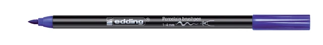 Brushpen edding 4200 porselein blauw