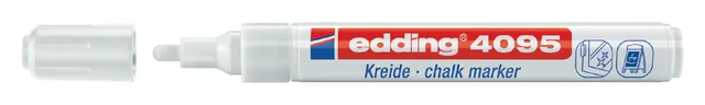 Krijtstift edding 4095 rond 2-3mm wit