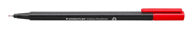 Fineliner Staedtler Triplus 334 rood 0.3mm