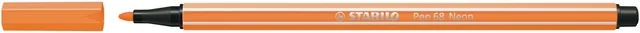Viltstift STABILO Pen 68/054 medium neon oranje