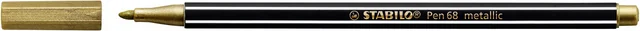 Viltstift STABILO Pen 68/810 medium metallic goud