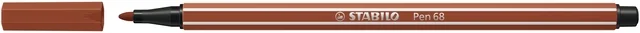 Viltstift STABILO Pen 68/38 medium roodkrijt