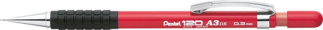Vulpotlood Pentel A313 HB 0.3mm rood