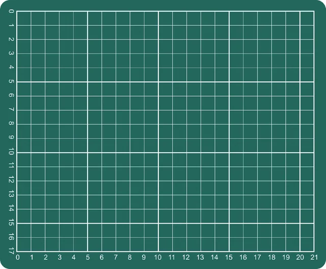 Snijmat A5 230x190mm groen