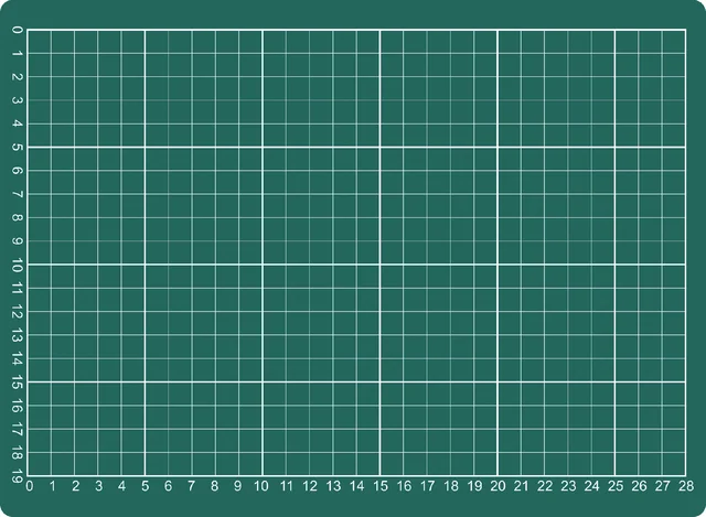 Snijmat A4 300x220mm groen