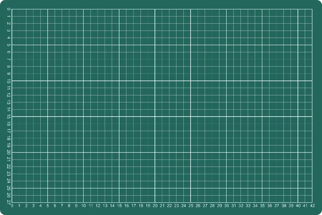 Snijmat A3 450X300mm groen