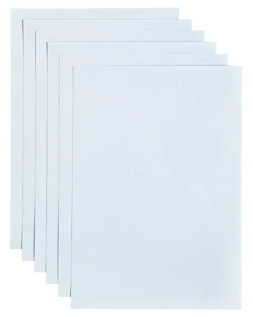Kopieerpapier Papicolor A4 200gr 6 vel babyblauw