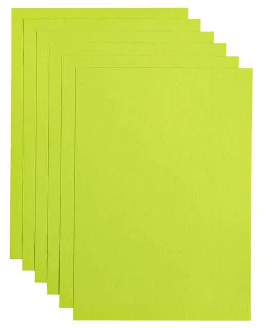 Kopieerpapier Papicolor A4 200gr 6 vel appelgroen