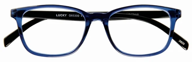 Leesbril I Need You +2.50 dpt Lucky blauw-zwart