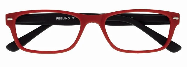 Leesbril I Need You +1.50 dpt Feeling rood-zwart
