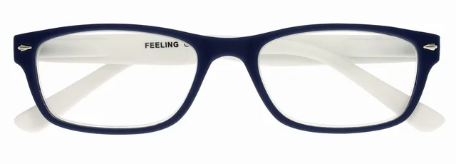 Leesbril I Need You +2.50 dpt Feeling blauw-wit