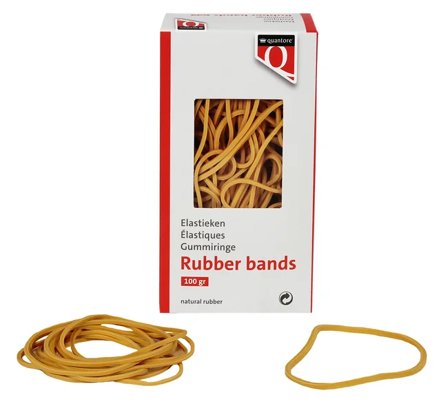 Elastiek Quantore 24 150x1,5x1mm 100gram