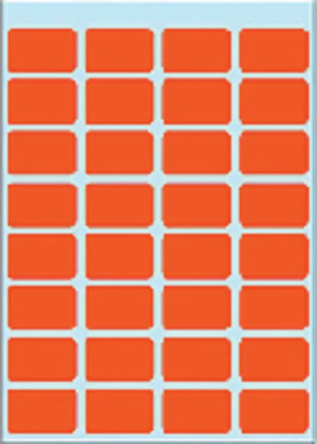 Etiket HERMA 3642 12x19mm rood 160 stuks