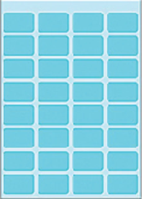 Etiket HERMA 3643 12x19mm blauw 160 stuks