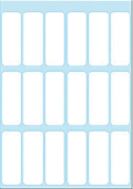 Etiket HERMA 3650 12x34mm wit 126 stuks