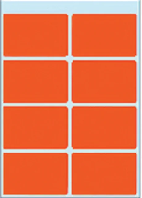 Etiket HERMA 3692 26x40mm rood 40 stuks