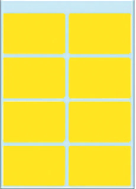 Etiket HERMA 3691 26x40mm geel 40 stuks