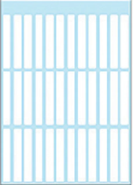 Etiket HERMA 3735 5x35mm wit 252 stuks