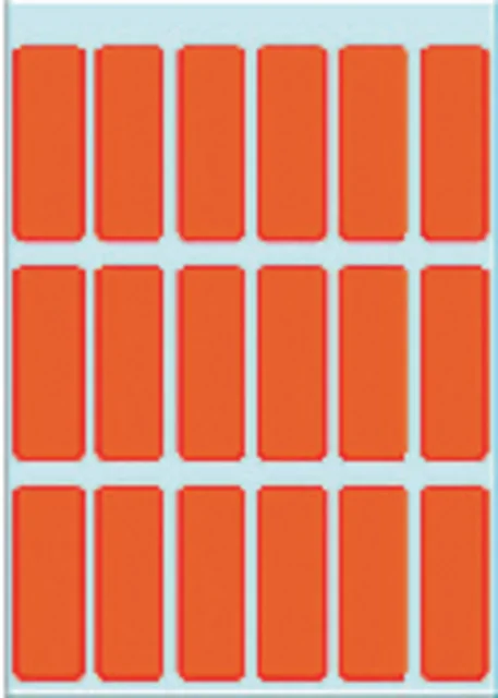 Etiket HERMA 3652 12x34mm rood 90 stuks