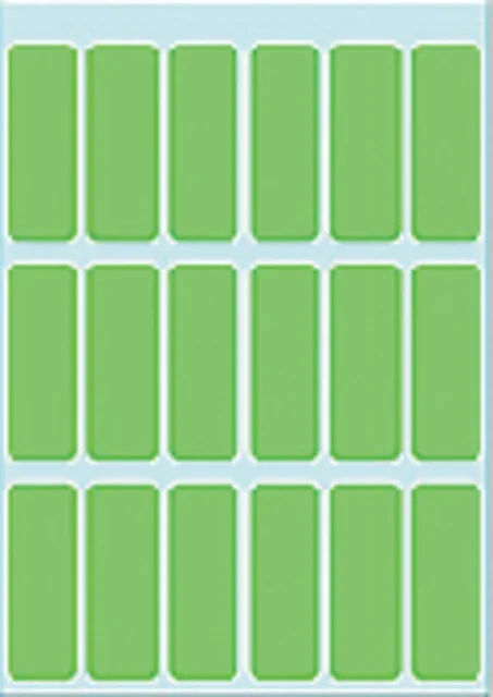 Etiket HERMA 3655 12x34mm groen 90 stuks