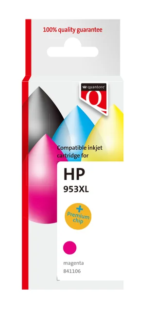Inktcartridge Quantore alternatief tbv HP F6U17AE 953XL rood HC