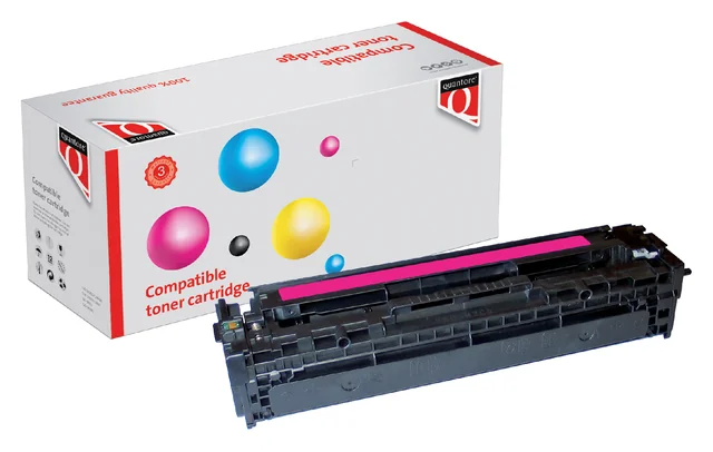 Tonercartridge Quantore alternatief tbv HP CB543A 125A rood
