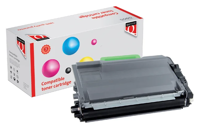 Toner Quantore alternatief tbv Brother TN-3512BK zwart