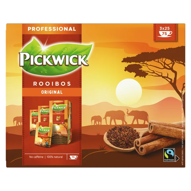 Thee Pickwick Fair Trade rooibos 25x1.5gr