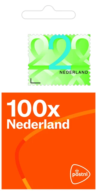 Postzegel Nederland Waarde 2 zelfklevend rol à 100 stuks