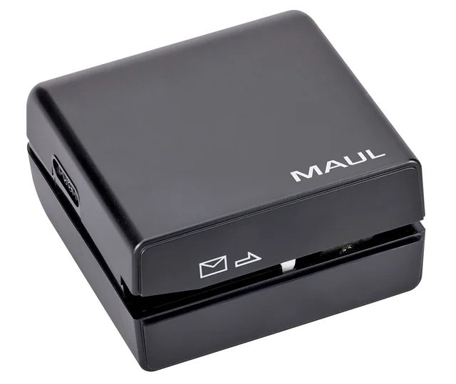 Briefopener MAUL Electrisch incl 4 batterijen 74x70x40mm blister