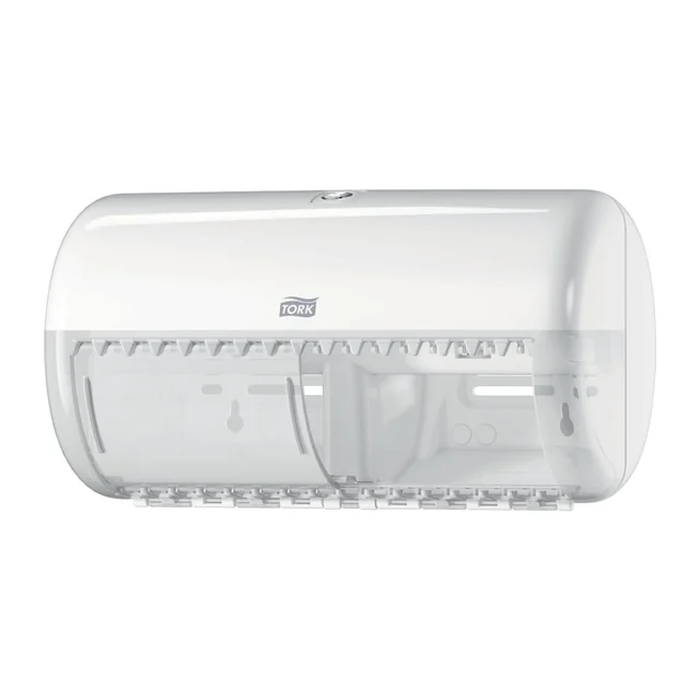 Toiletpapierdispenser Tork T4 Elevation duo wit 557000