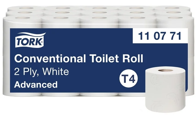 Toiletpapier Tork T4 Advanced 2-laags 400 vel wit 110771