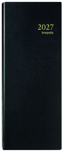 Agenda 2027 Brepols Saturnus Lima 1dag/2pagina's zwart