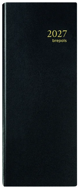 Agenda 2027 Brepols Saturnus Lima 7dagen/2pagina's smal zwart