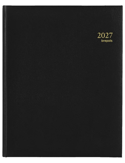 Agenda 2027 Brepols Concorde Lima 7dagen/2pagina's zwart