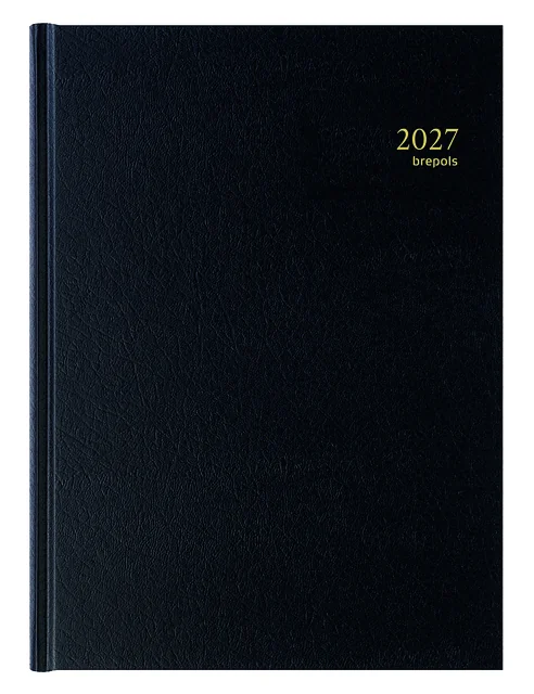 Agenda 2027 Brepols Bremax Santex A4 1dag/2pagina's 8 kolommen zwart