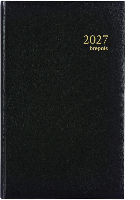 Agenda 2027 Brepols Brefix Lima 1dag/1pagina zwart