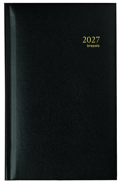 Agenda 2027 Brepols Interplan Lima 7dagen/2pagina's zwart