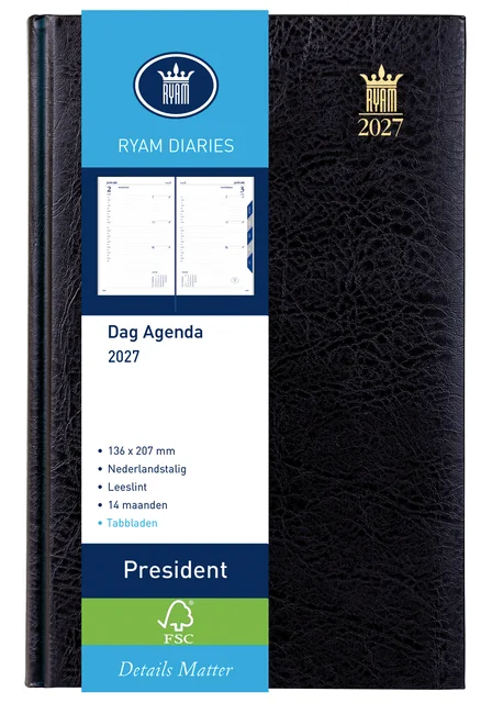 Agenda 2027 Ryam President Mundior 1dag/1pagina zwart