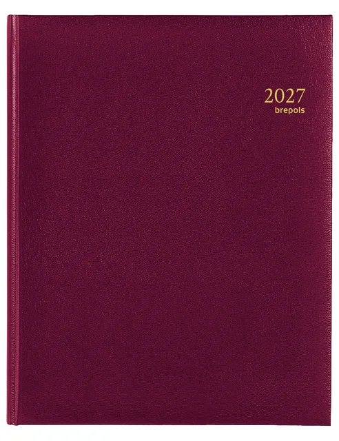 Agenda 2027 Brepols Concorde Lima 7dagen/2pagina's bordeaux