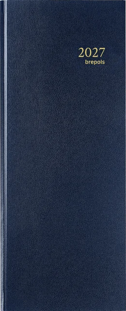 Agenda 2027 Brepols Saturnus Lima 1dag/1pagina blauw