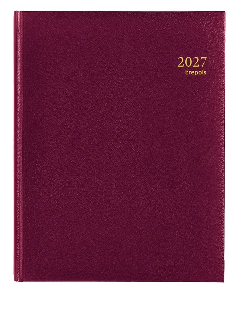 Agenda 2027 Brepols Timing Lima 7dagen/2pagina's zestalig bordeaux