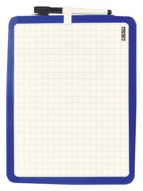 Whiteboard Desq 21x28cm tweezijdig magnetisch