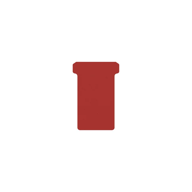 T-kaart Djois formaat 2 48mm rood 100 stuks