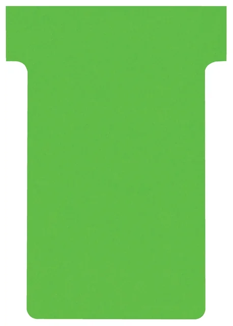 T-kaart Nobo nr.2 48mm groen 100 stuks